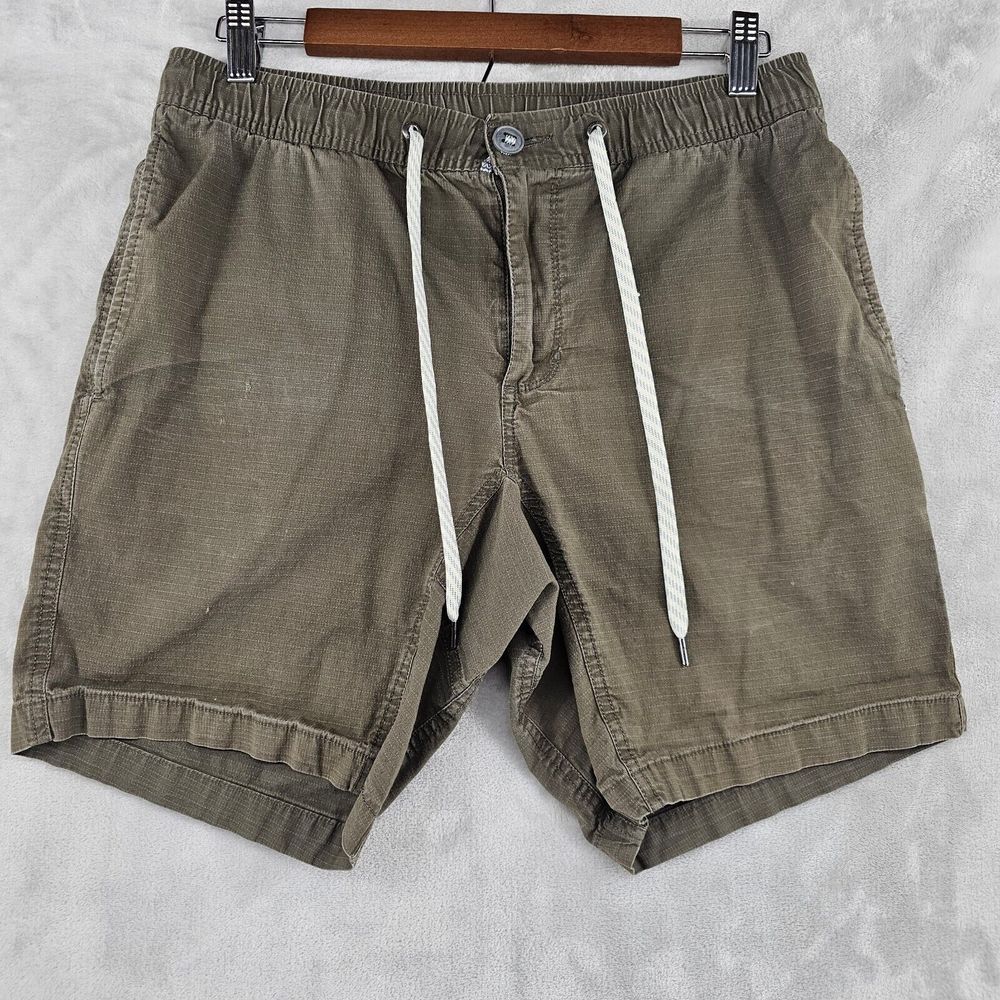 Vuori Ripstop Shorts Mens Medium Brown  Casual Outdoors  Drawstring V370